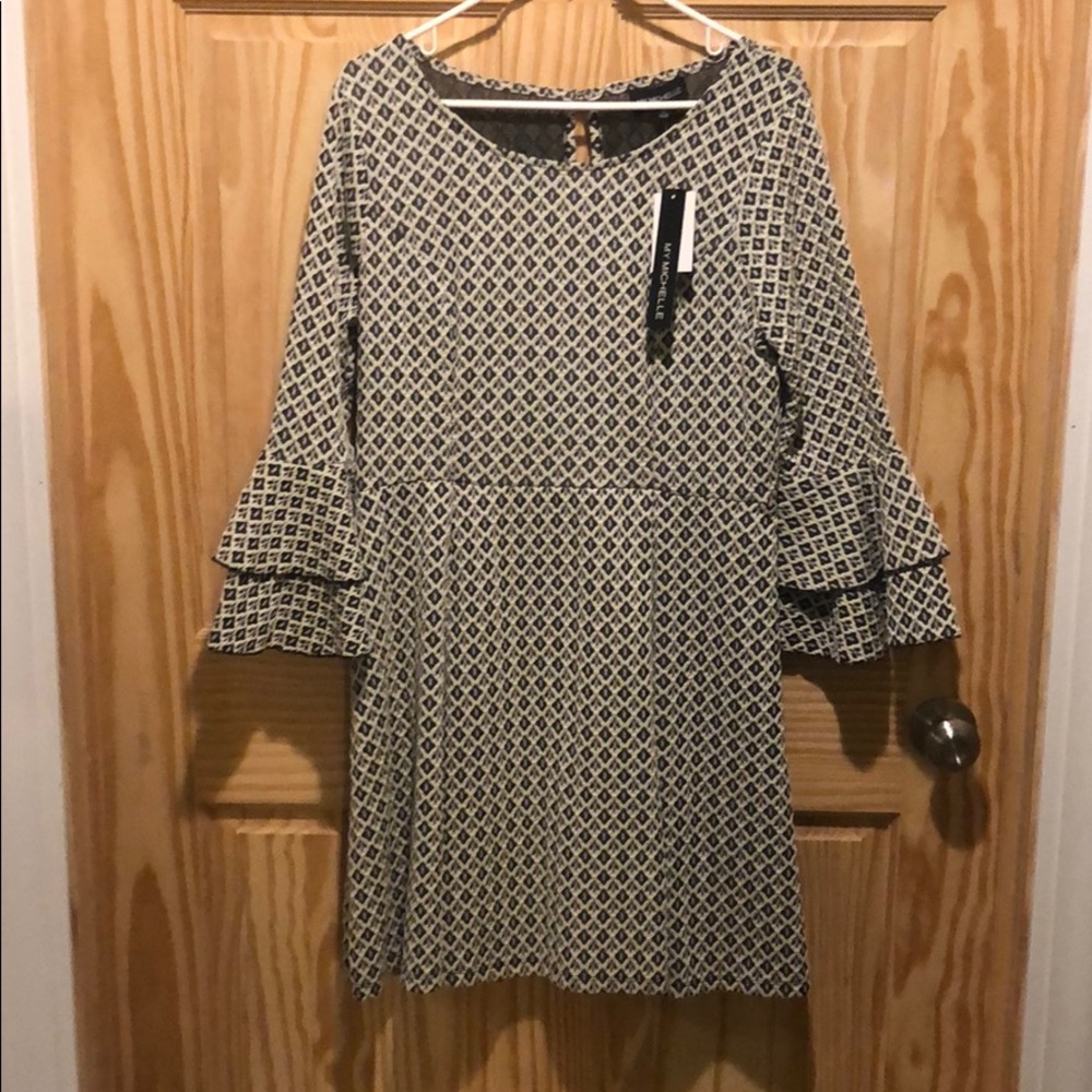 My Michelle Black shift dress